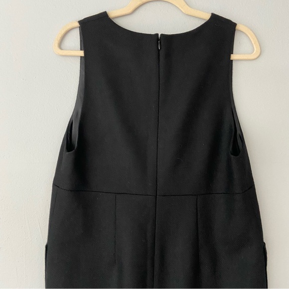 Boden V-Neck Black Sleeveless Mini Shift Dress - Picture 10 of 14